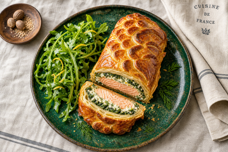 Salmon en croute, GustoPlan recipe