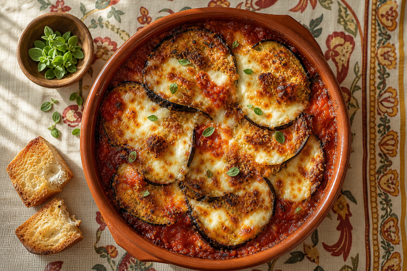 Milanese-style Eggplant Gratin — GustoPlan recipe