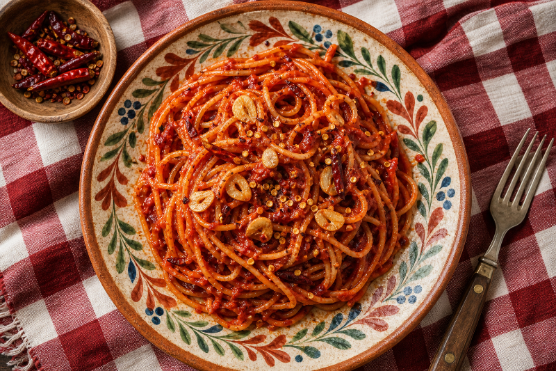 Spaghetti all’Assassina, recette GustoPlan