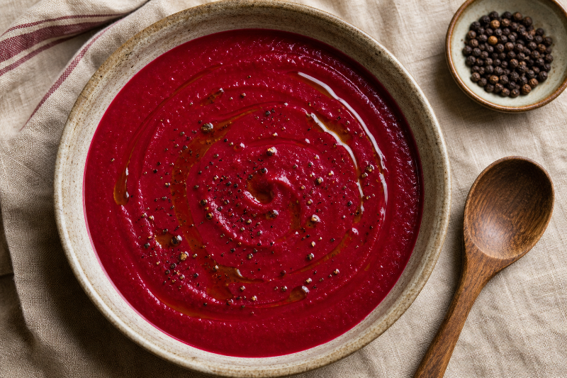 Bloody beetroot soup, GustoPlan recipe