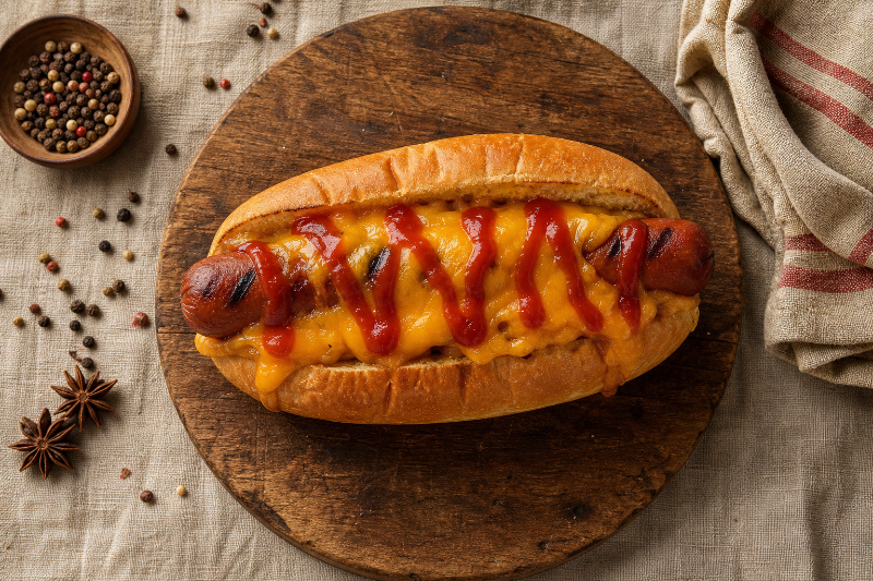 Hot-dog fromage maison, recette GustoPlan