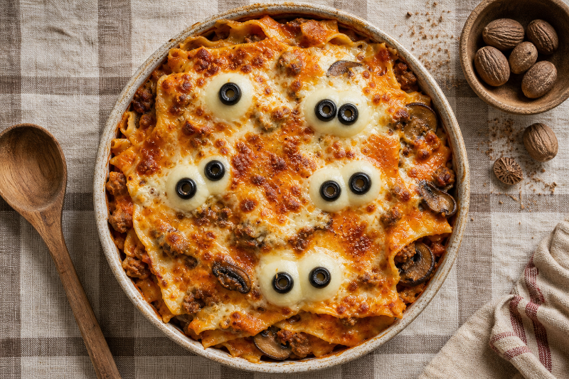 Lasagnes au potiron et à la saucisse, recette GustoPlan