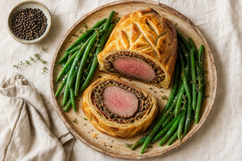 Beef Wellington, GustoPlan recipe