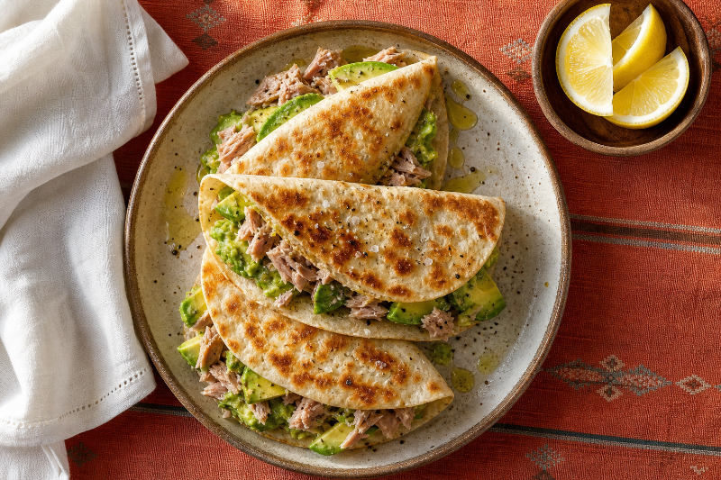 Wraps thon avocat, recette GustoPlan