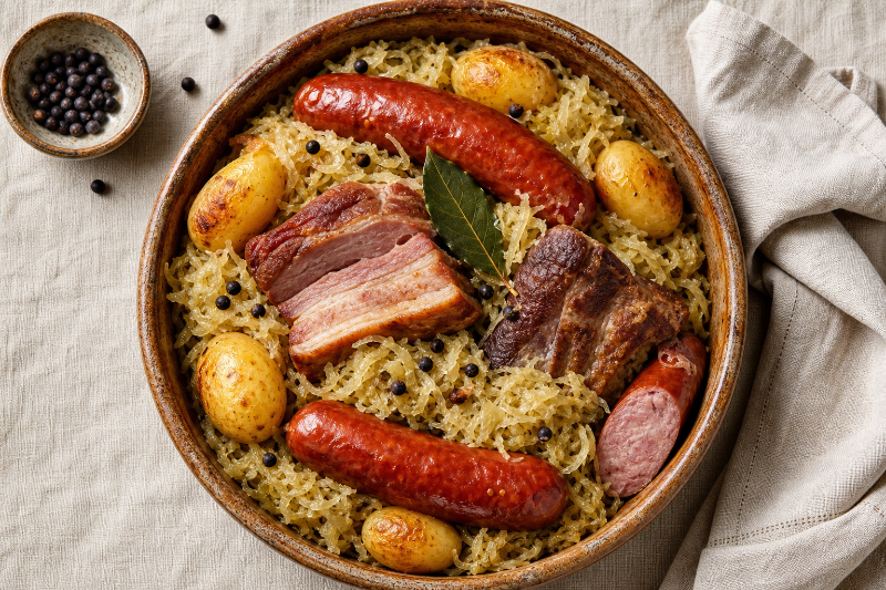 Traditional Garnished Sauerkraut — GustoPlan recipe