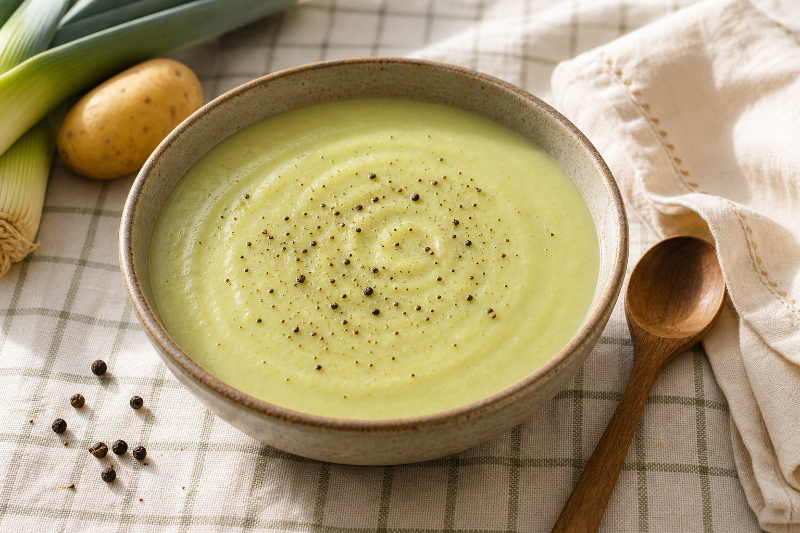 Soupe poireau pomme de terre au Cookeo, recette GustoPlan