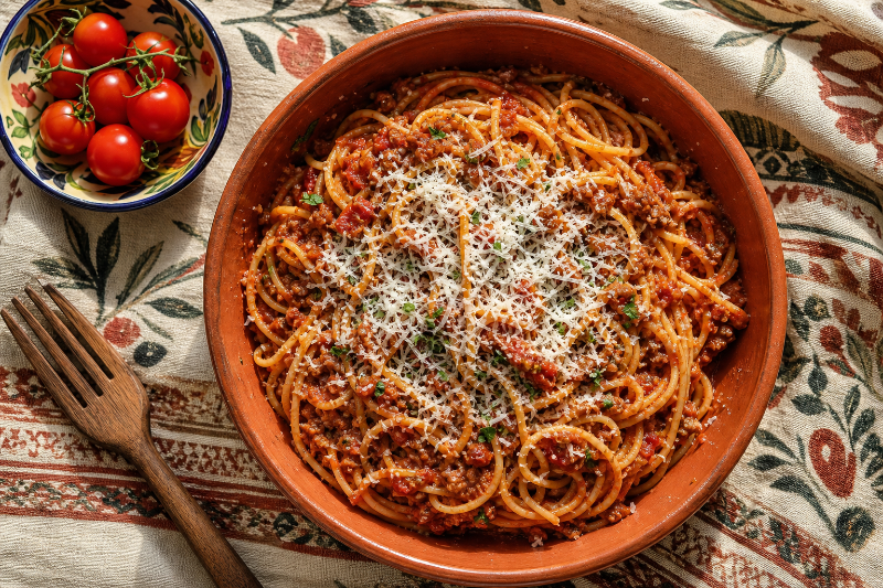 Spaghetti Bolognese, GustoPlan recipe