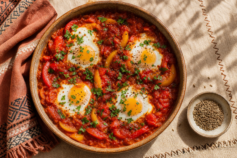 Shakshuka with peppers — GustoPlan recipe