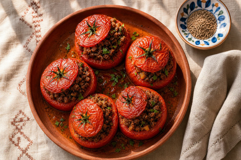 Stuffed tomatoes, GustoPlan recipe