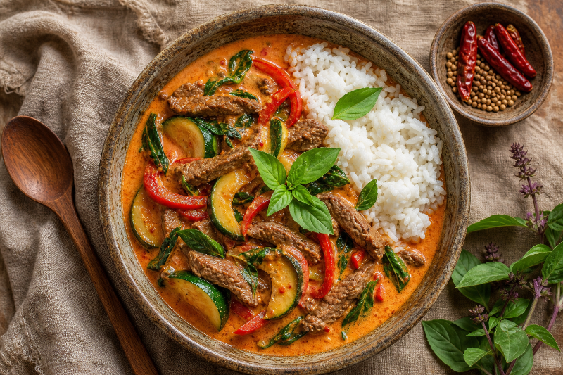 Thai Red Curry with Beef