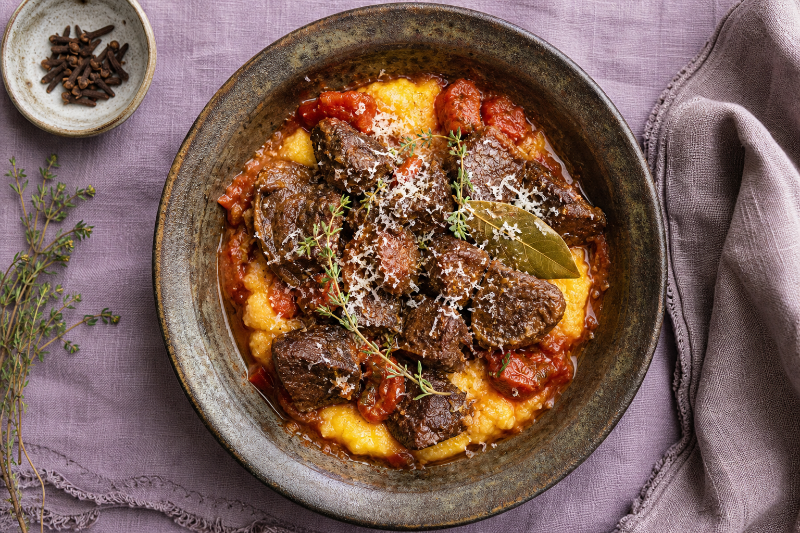 Daube Provençale au Bœuf et Polenta, recette GustoPlan