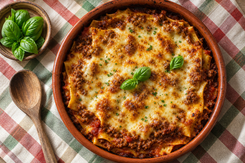 Bolognese Lasagne, GustoPlan recipe