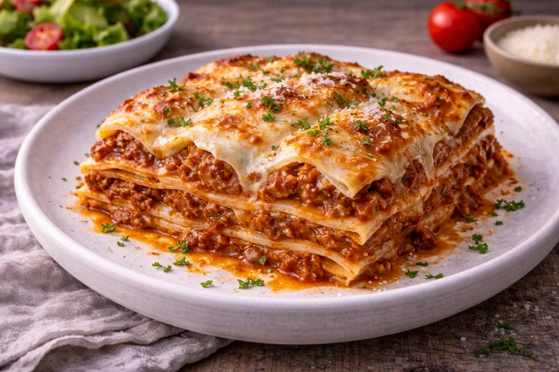Lasagnes à la Bolognaise