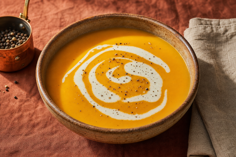 Velouté de butternut, recette GustoPlan