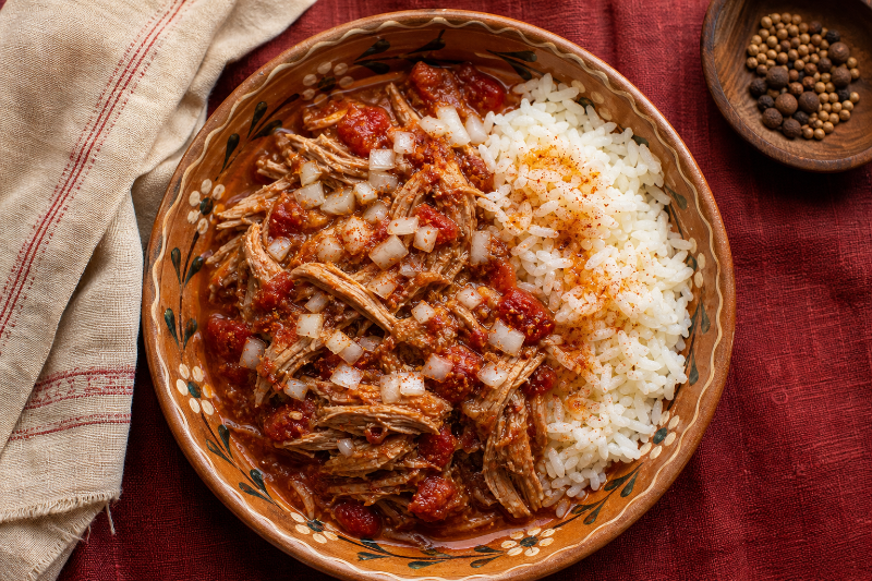 Porc effiloché sauce tomate, recette GustoPlan