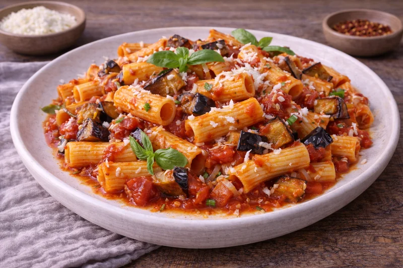 Rigatoni alla Norma