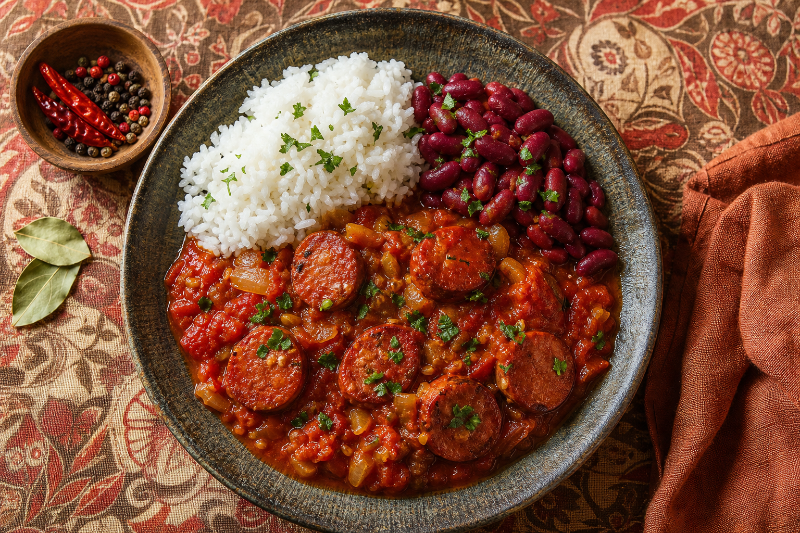 Rougail sausage, GustoPlan recipe
