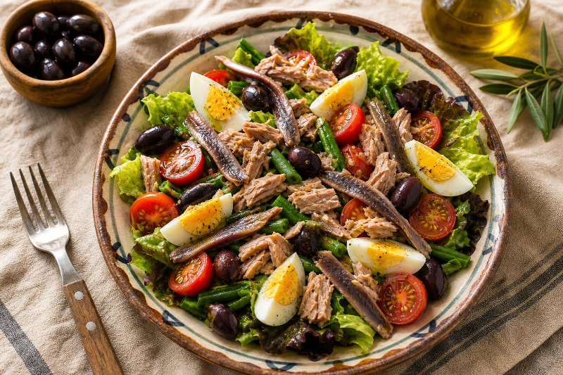 Salade Niçoise, recette GustoPlan