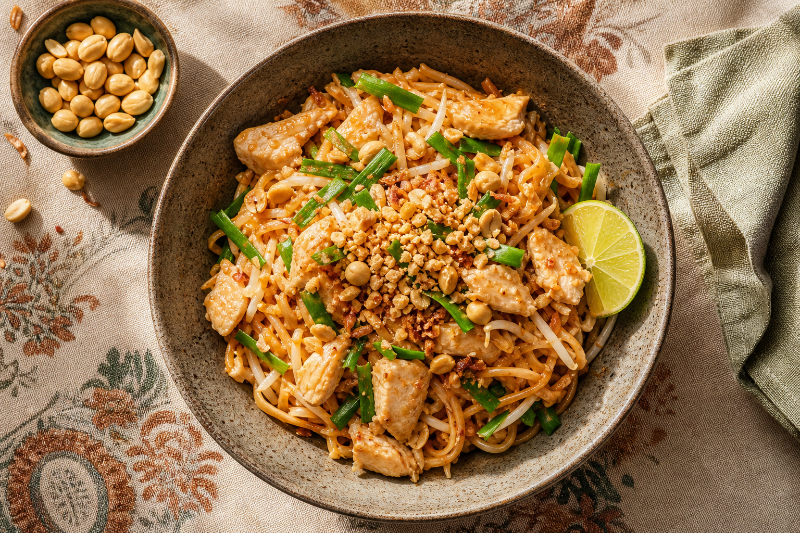 Pad thaï poulet