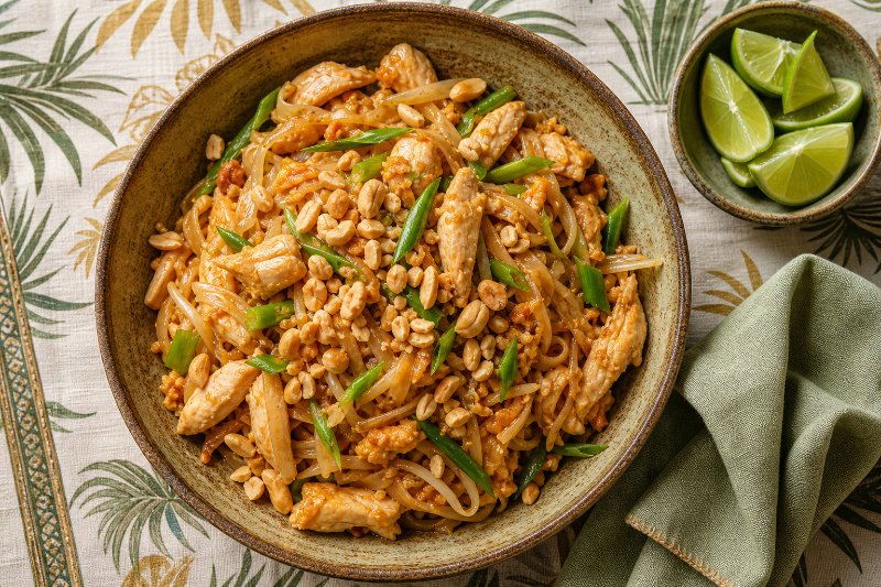 Pad thaï poulet — GustoPlan recipe