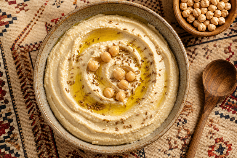 Houmous de pois chiches, recette GustoPlan