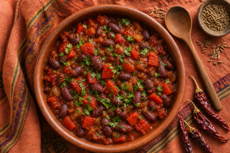 Chili sin carne — recette GustoPlan