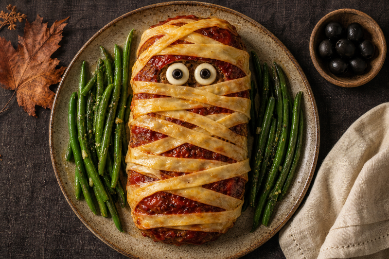 Mummy meatloaf, GustoPlan recipe