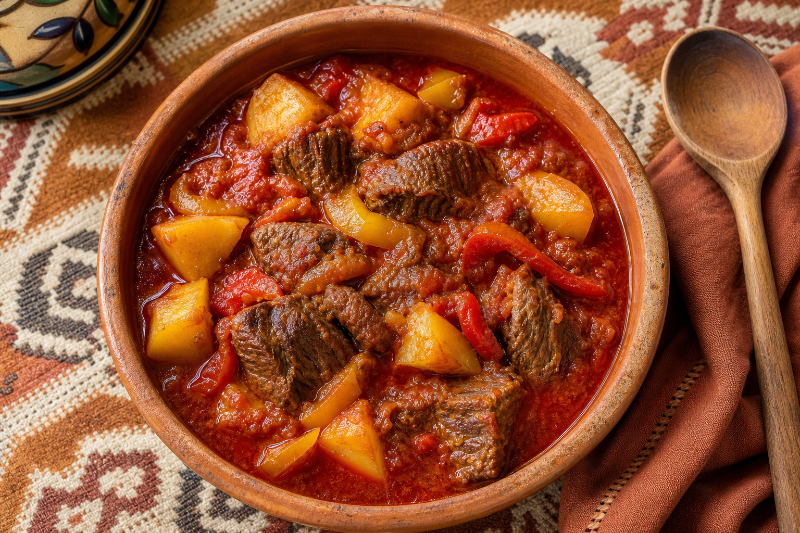 Bœuf paprika, recette GustoPlan