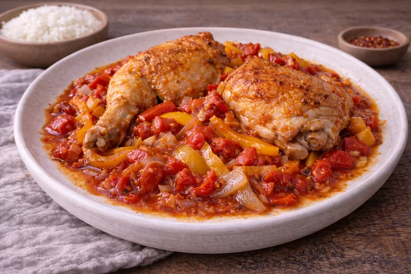 Poulet Basquaise