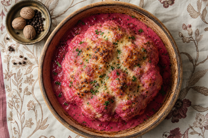Cauliflower brain gratin, GustoPlan recipe