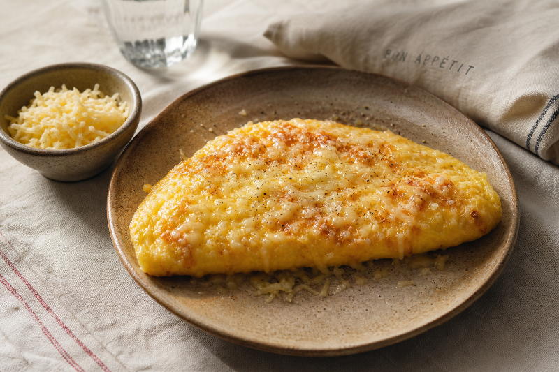 Plain cheese omelette, GustoPlan recipe