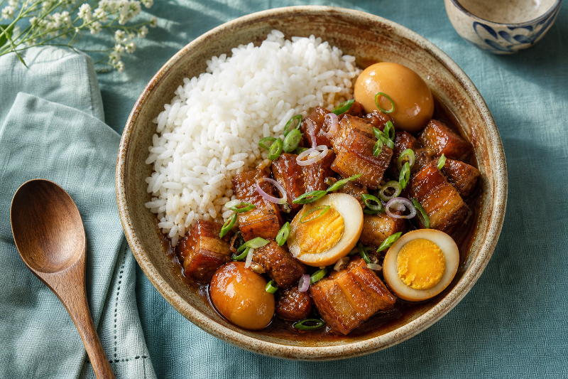 Vietnamese caramel pork with eggs, GustoPlan recipe