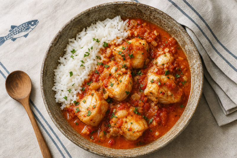 Monkfish armoricaine, GustoPlan recipe