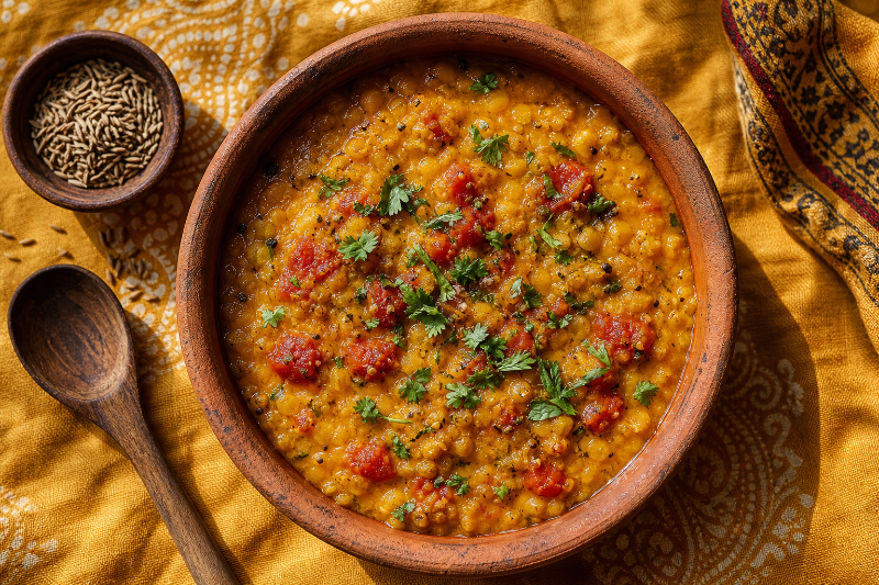 Dahl de lentilles, recette GustoPlan