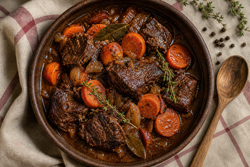 Bœuf carottes, recette GustoPlan