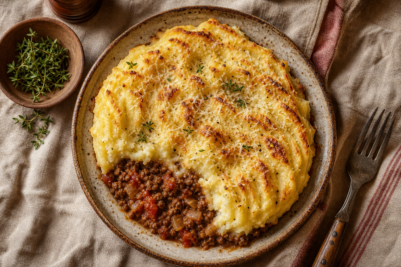 Traditional Shepherd’s Pie, GustoPlan recipe
